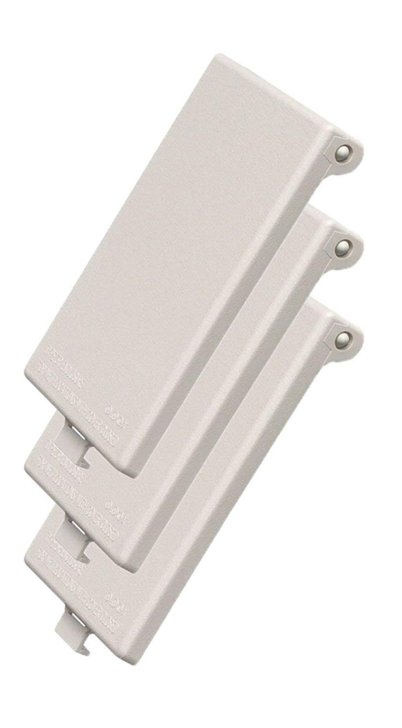 iMBAPrice DBVW White Electrical Box Replacement Cover, Extra Duty Wet Location Rated â€“ Direct Replacement for DBVR1W, DBVS1W, DBVM1W, DBVMA1W, 60VW, 3-Pack - Image 1